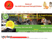 Tablet Screenshot of homerangepoultry.com